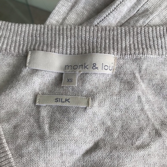 Monk & Lou silk sweater 50% OFF BUNDLES!! - Picture 4 of 5